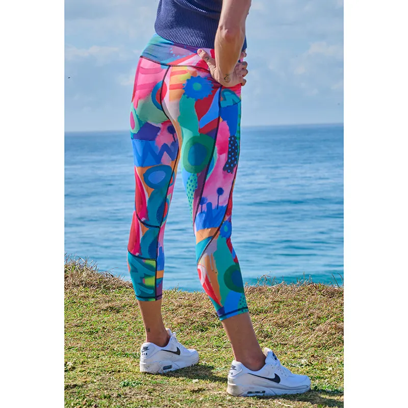 3/4 Leggings with Side Pockets