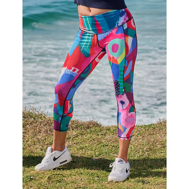 3/4 Leggings with Side Pockets