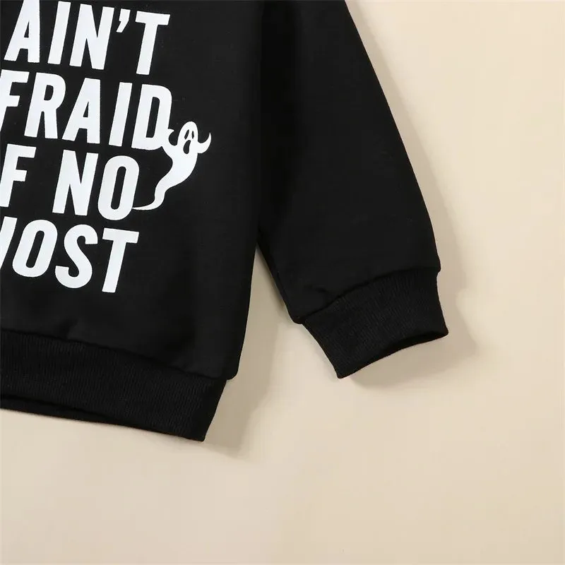 Ain't Afraid of No Ghost - Boys Sweatshirt - Halloween