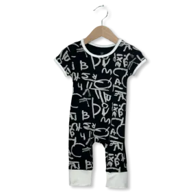 Alphabet for Autism Kid's Short Long Romper