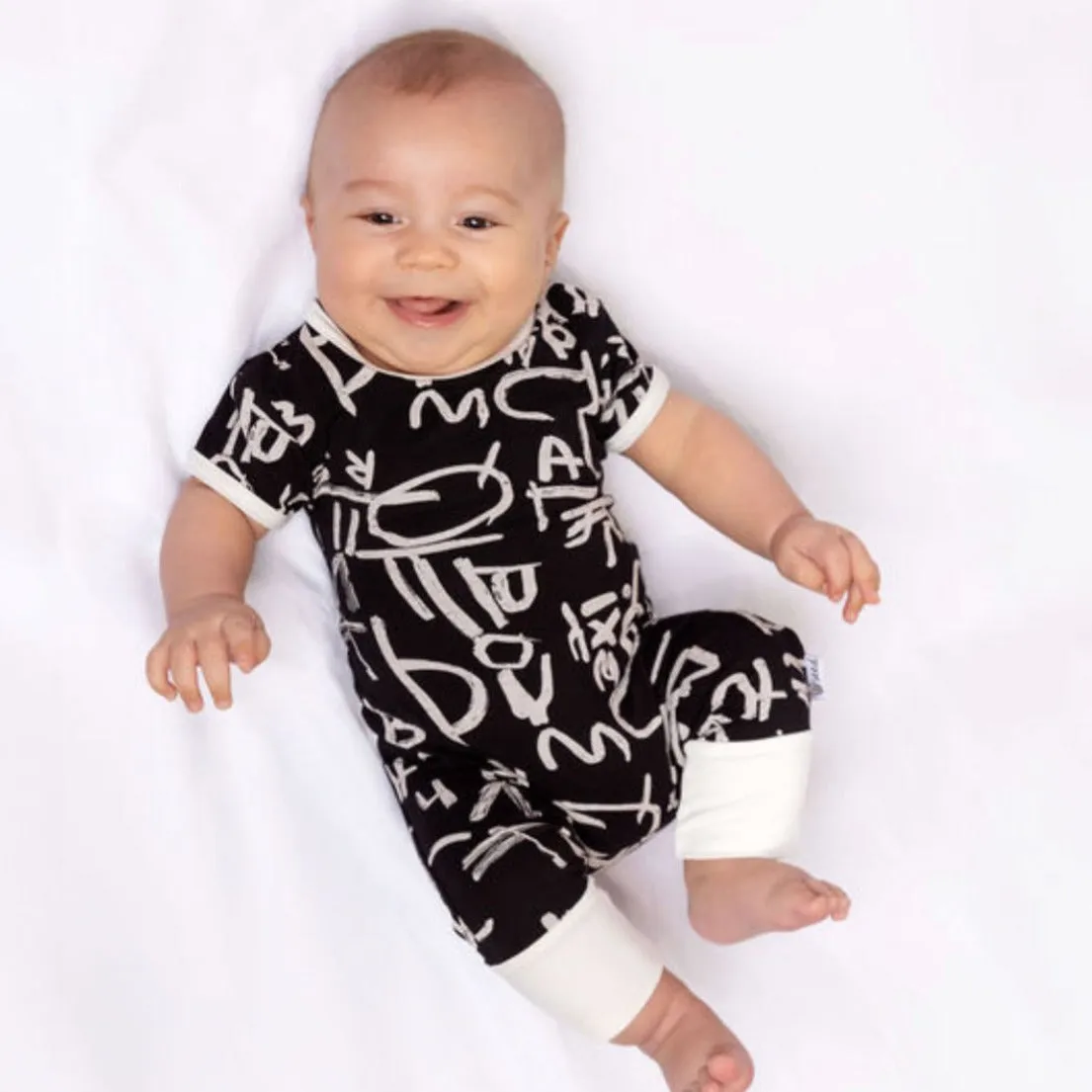 Alphabet for Autism Short Long Romper