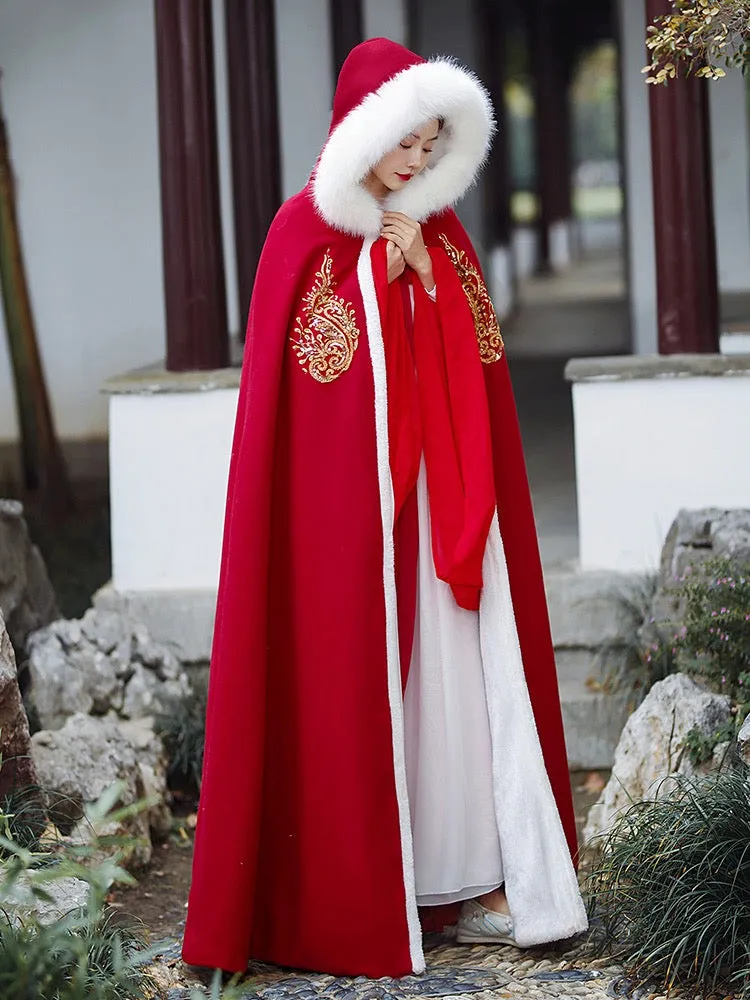 Autumn Winter Hanfu Cape, Royal