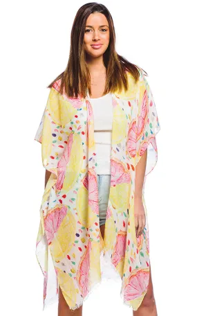 BAAP5011 Fruit Printed Kimono