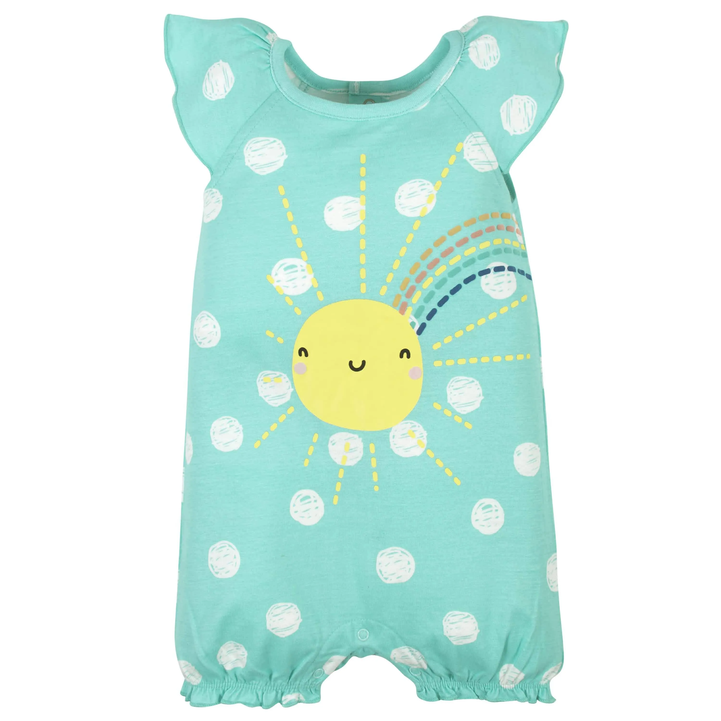 Baby Girls 2-Pack Sunshine Rompers