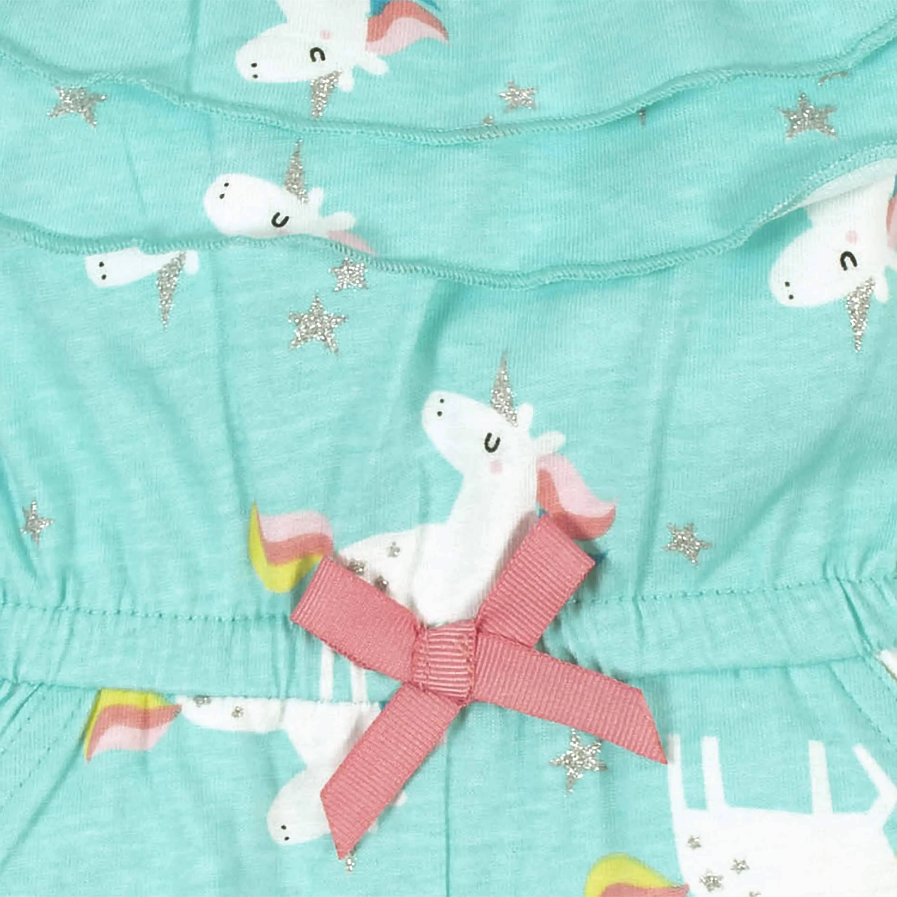 Baby Girls 2-Pack Unicorn Rompers