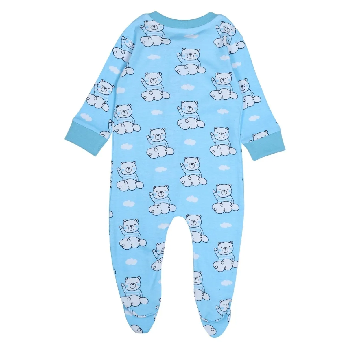 Baby Zipper Romper - Hello Bear