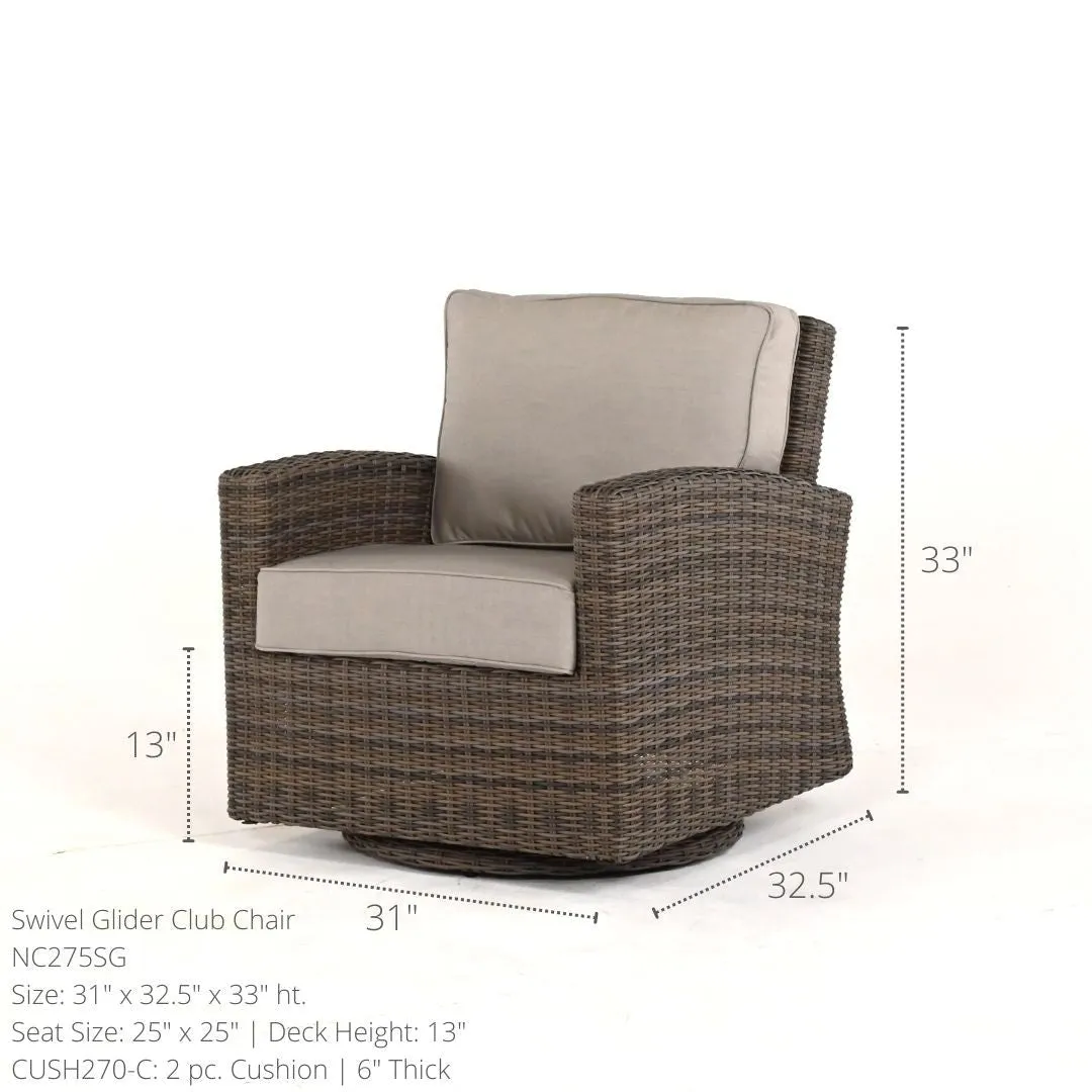 Bainbridge Club Swivel Glider