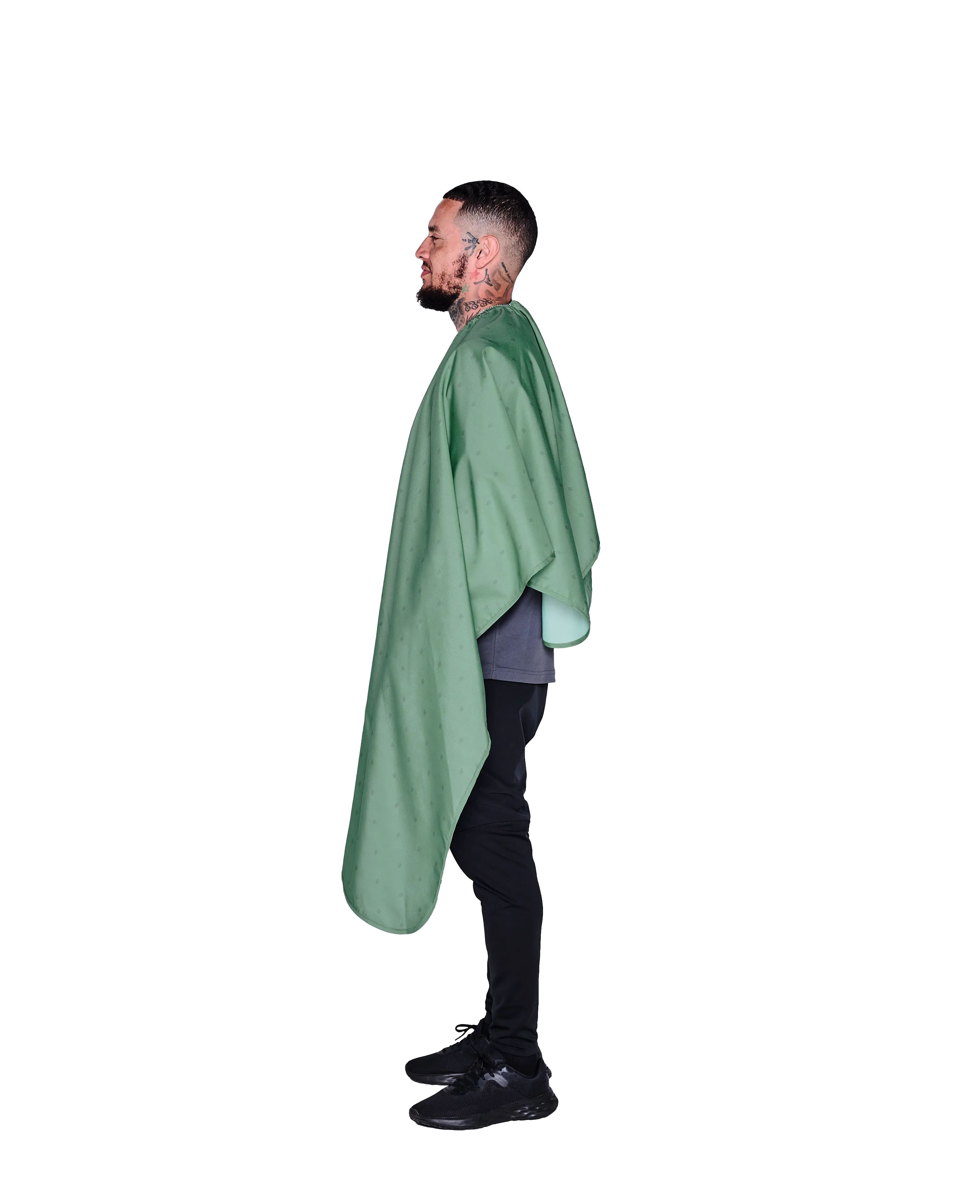 Barber Strong The Barber Shield Cape - Army Green