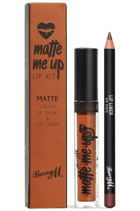 Barry M Matte Me Up Lip Kit - So Chic