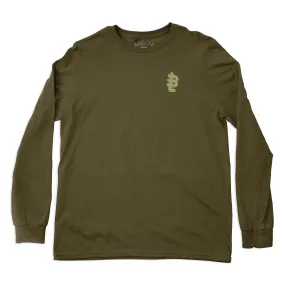 Baseline - 3D Logo Ls Tee (Earth/Olive Green)