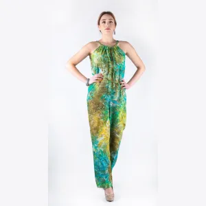 Batik Green Romper Suit