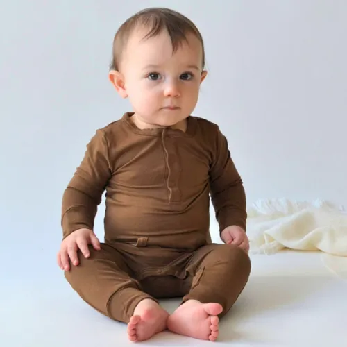 BELAN J Long Sleeves Pocket Romper 6-12m - Barrel