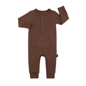 BELAN J Long Sleeves Pocket Romper 6-12m - Barrel