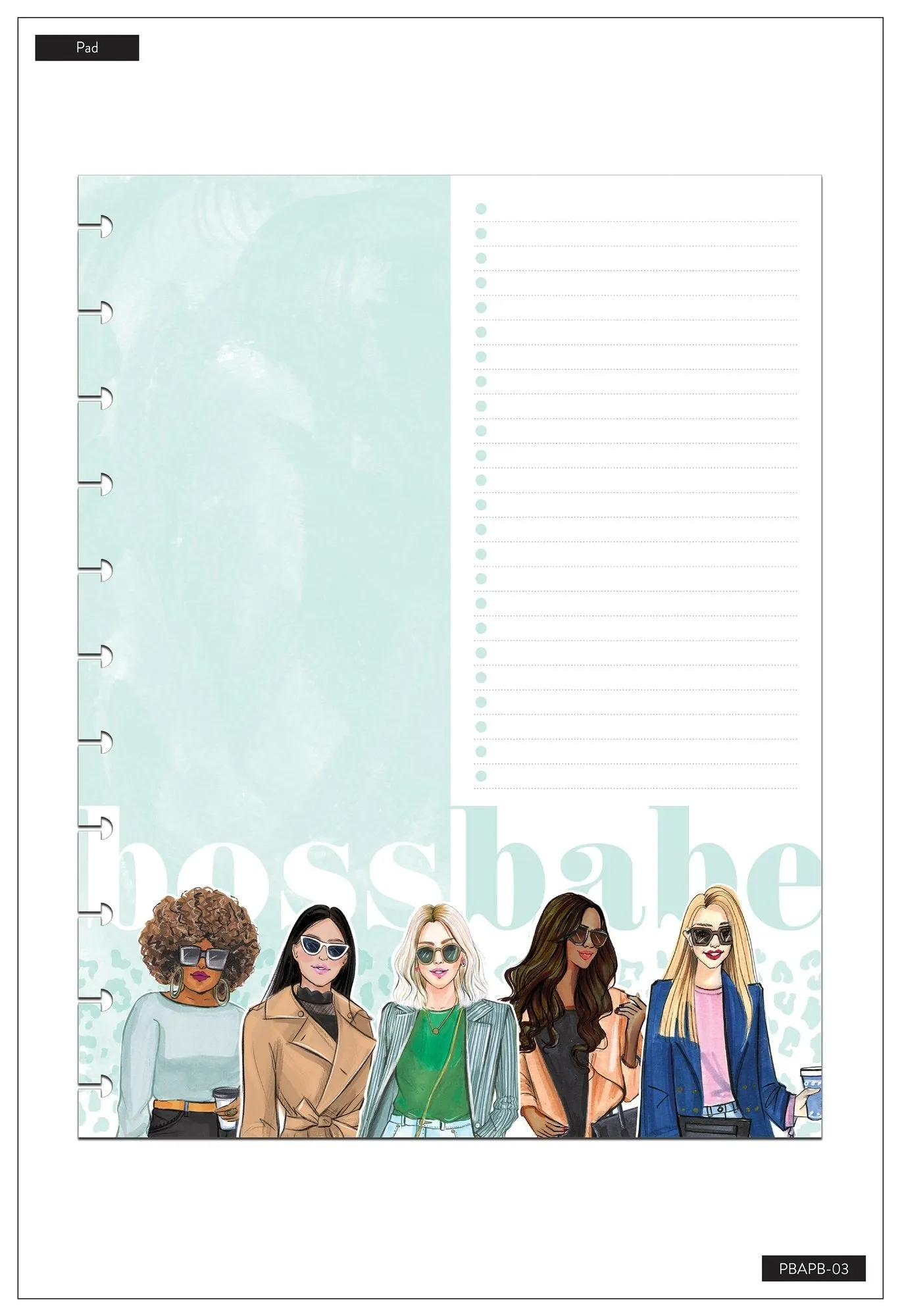 BIG Block Paper Pad -Rongrong - Boss Babe