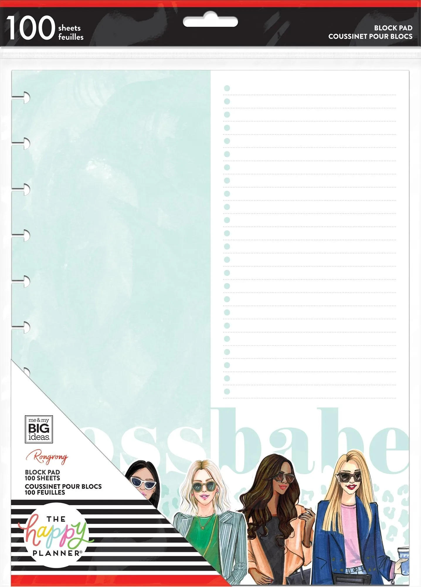 BIG Block Paper Pad -Rongrong - Boss Babe