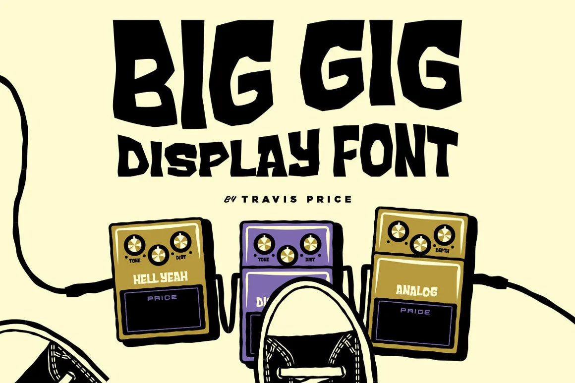 Big Gig Display Font