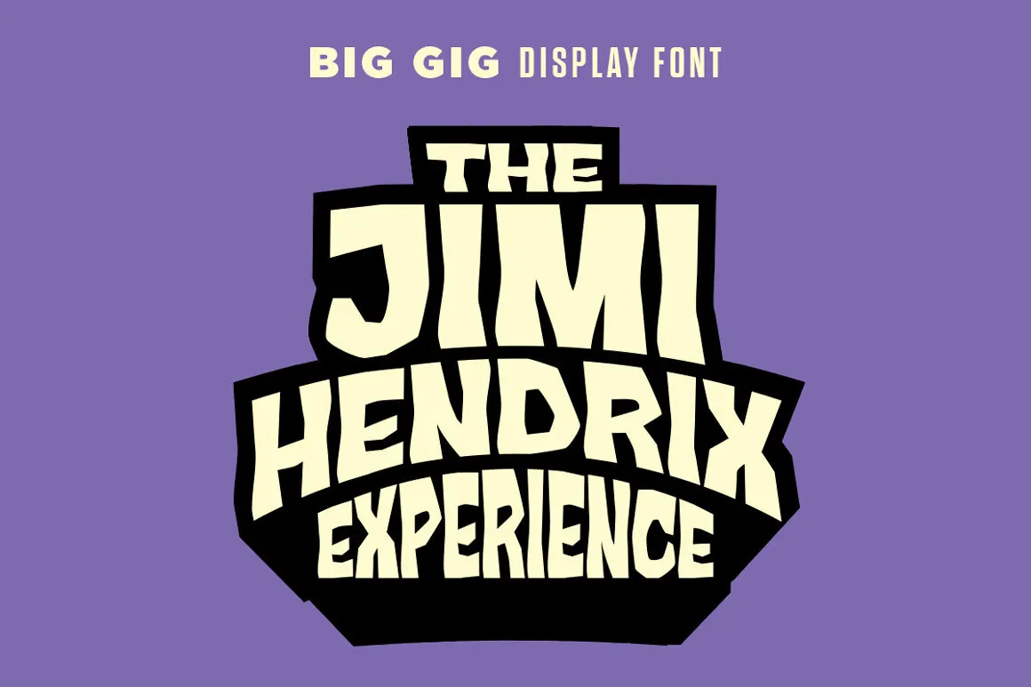 Big Gig Display Font