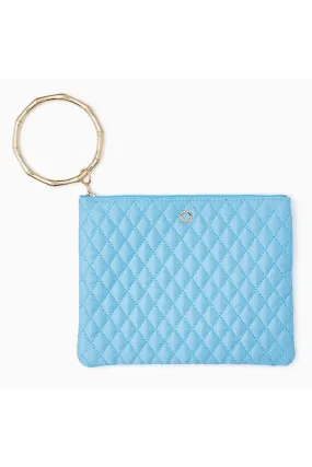 Big O Bracelet Pouch Clutch - Peacock