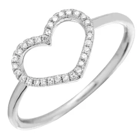 Big Open Heart Ring