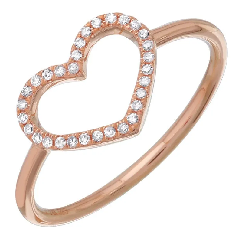 Big Open Heart Ring