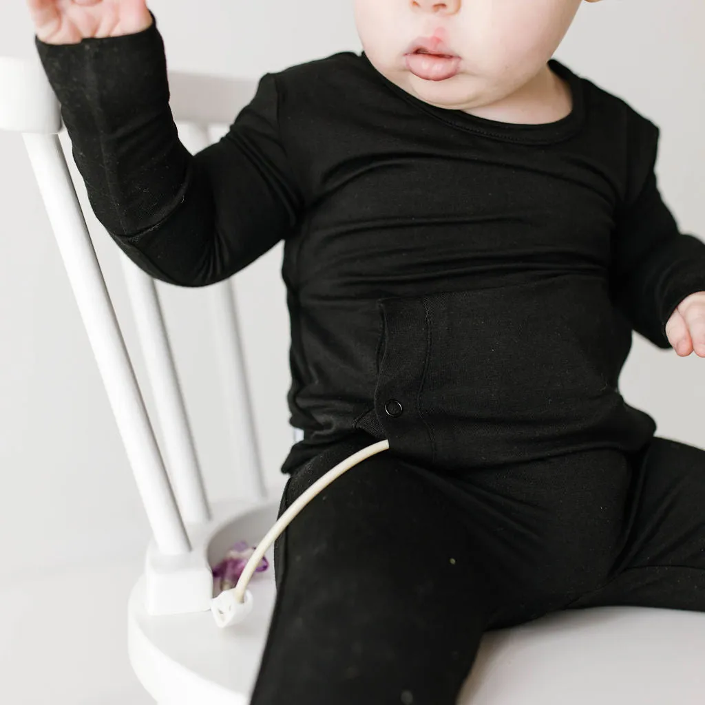 Black Adaptive Tube Access Day to Night Romper