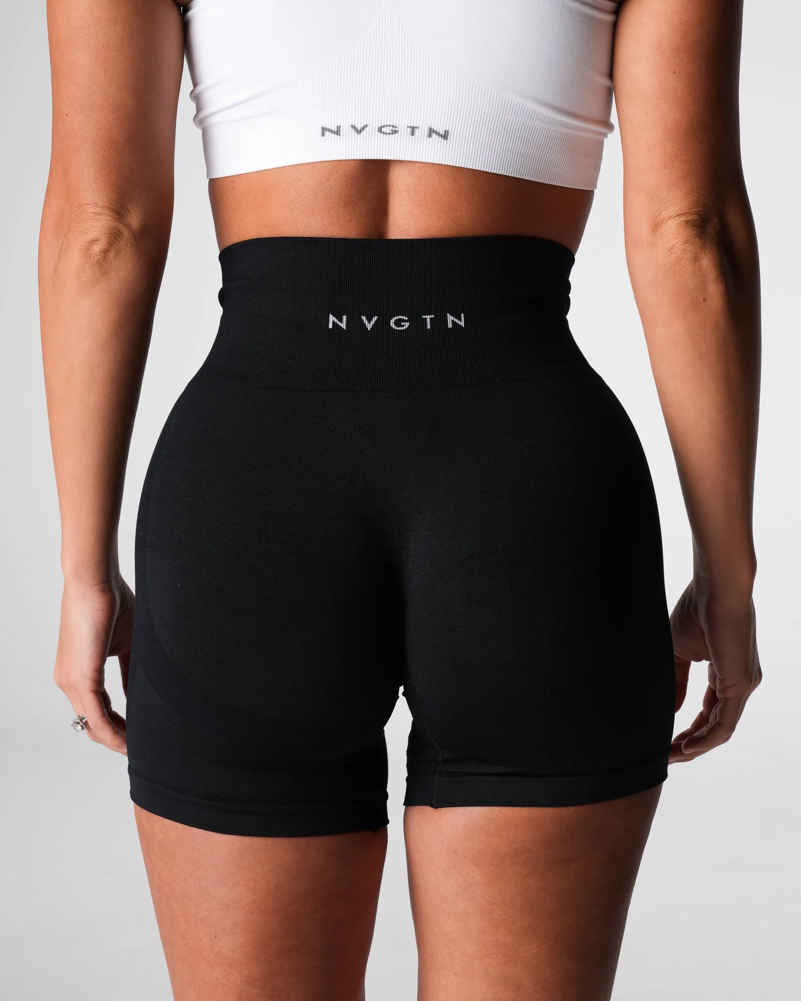 Black Performance Seamless Shorts