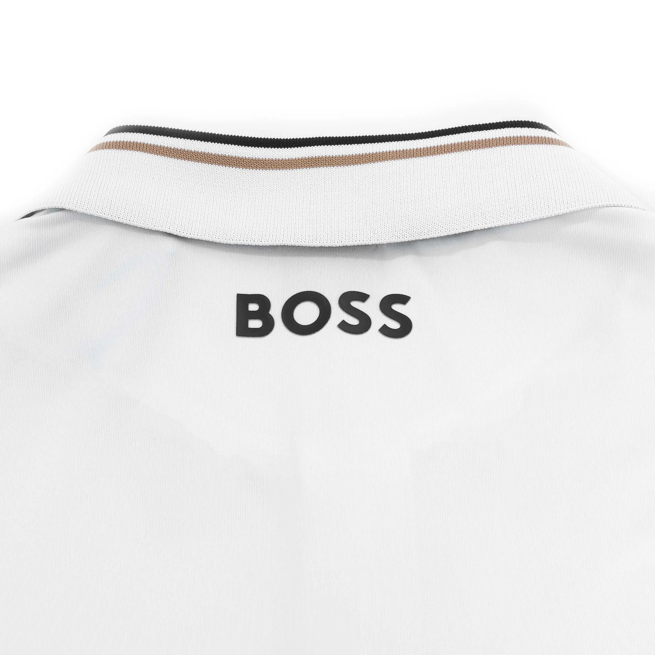 BOSS Paddytech Polo Shirt in White