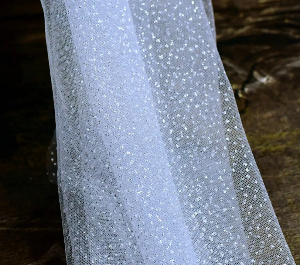 Bridal Wings Veil 2pc Shoulder Cape Veil Wedding Cloak