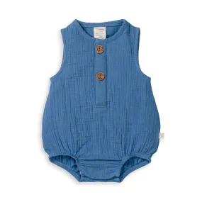 Bubble Romper - Coronet Blue