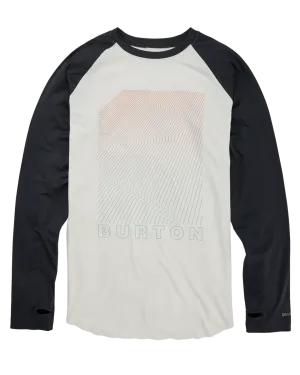 Burton Men's Burton Roadie Base Layer Tech T-Shirt - True Black/Stout White