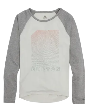 Burton Women's Burton Roadie Base Layer Tech T-Shirt - Stout White/Gray Heather