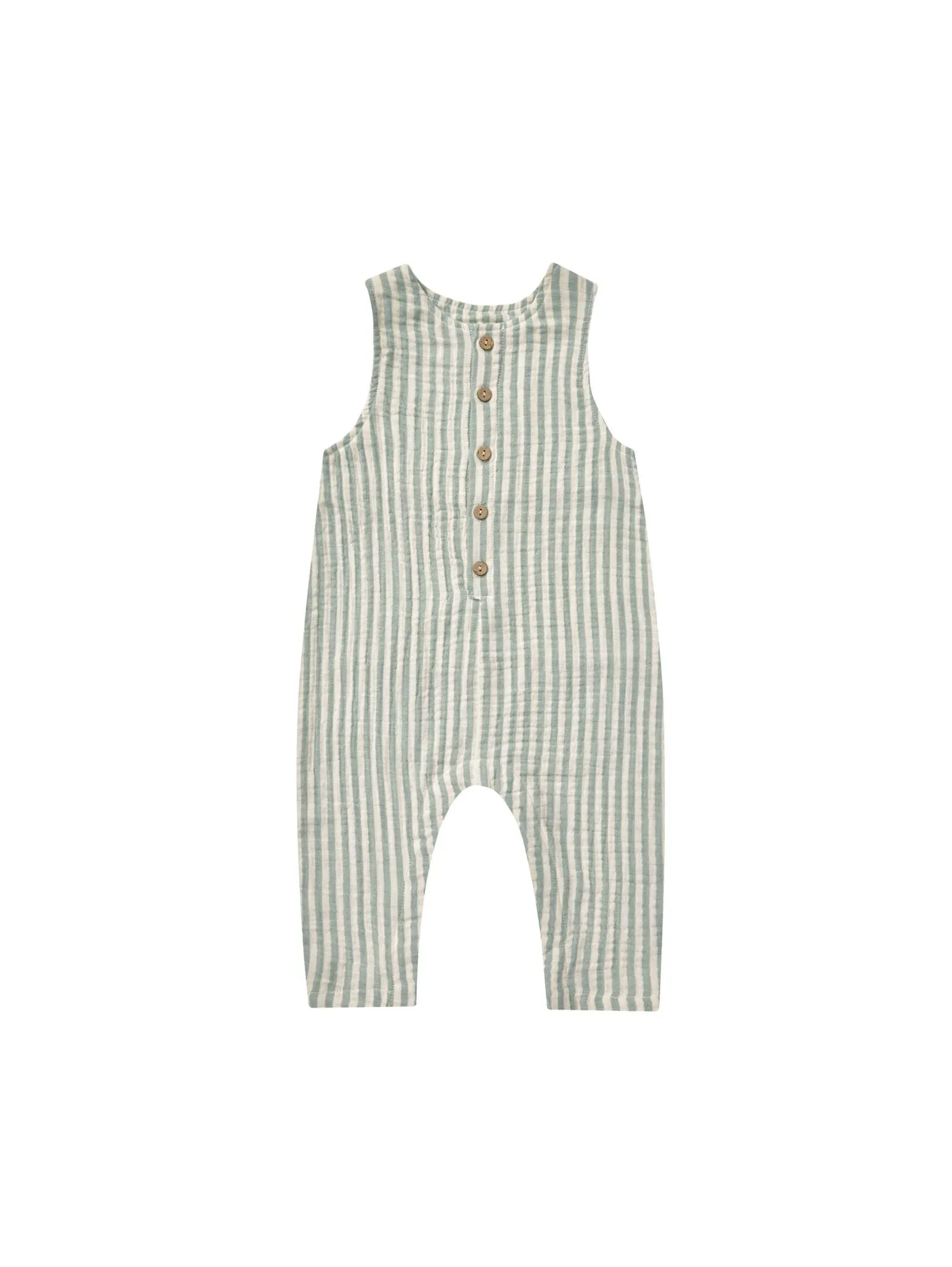 Button Jumpsuit | Summer Stripe