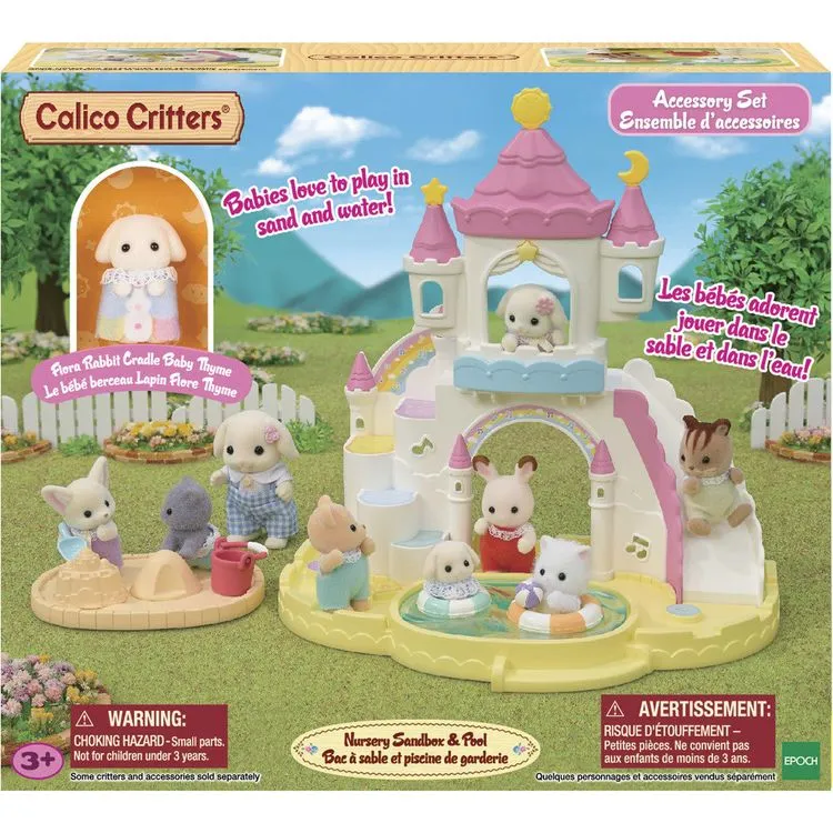 Calico Critters Nursery Sandbox & Pool Playset