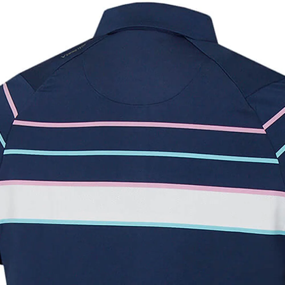 Callaway Resort Ventilated Shoulder Block Polo Shirt - Peacoat