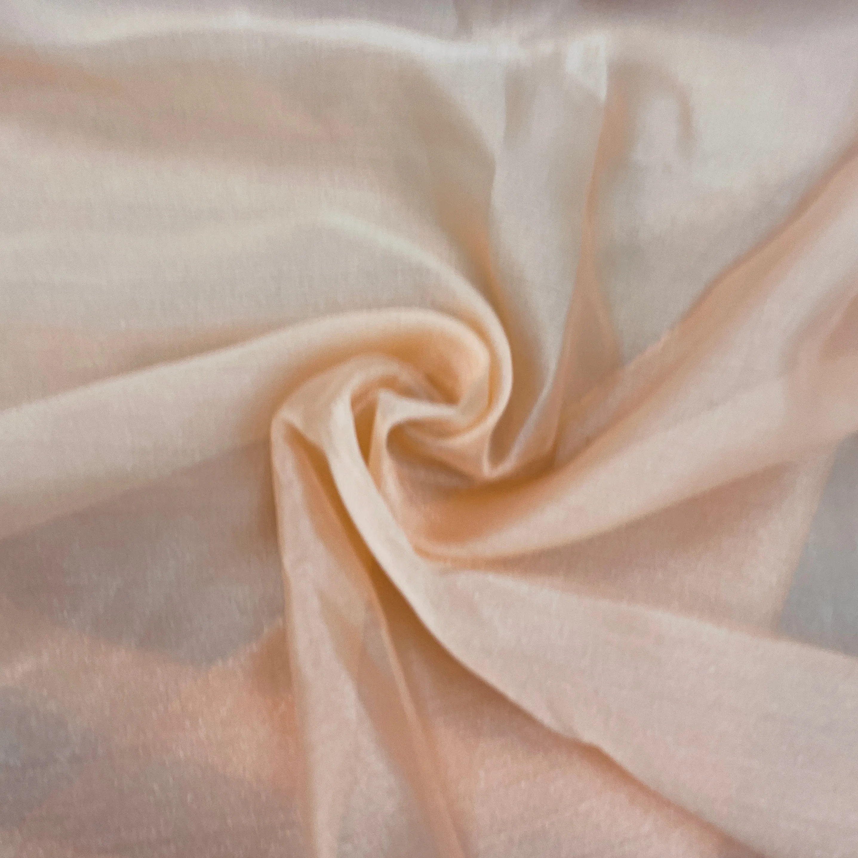 Cantaloupe Pink Solid Tissue Fabric