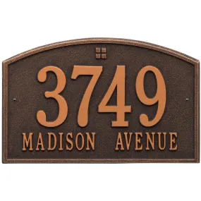 Cape Charles Address Plaque - Two-Line