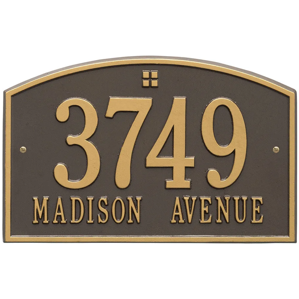 Cape Charles Address Plaque - Two-Line