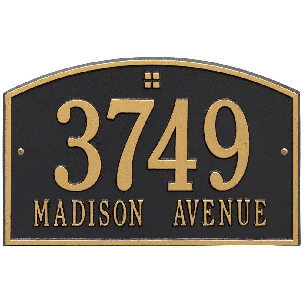 Cape Charles Address Plaque - Two-Line