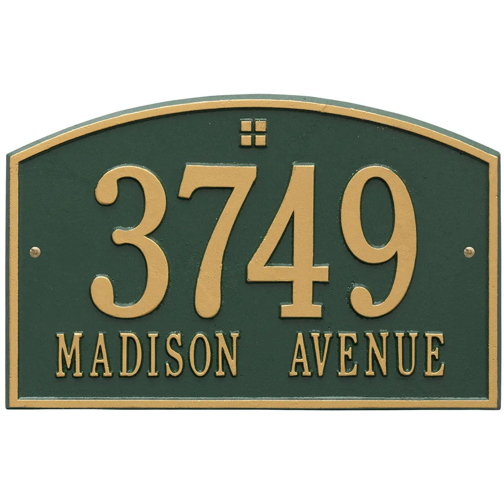 Cape Charles Address Plaque - Two-Line