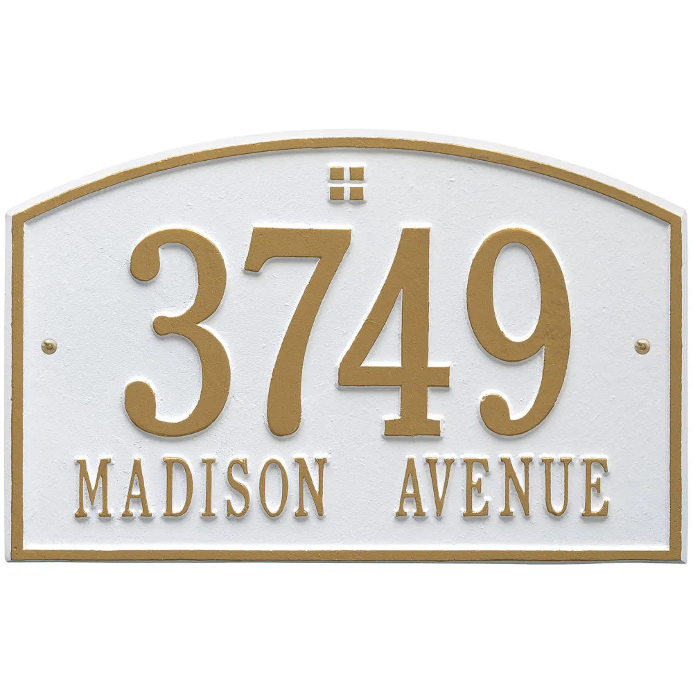 Cape Charles Address Plaque - Two-Line