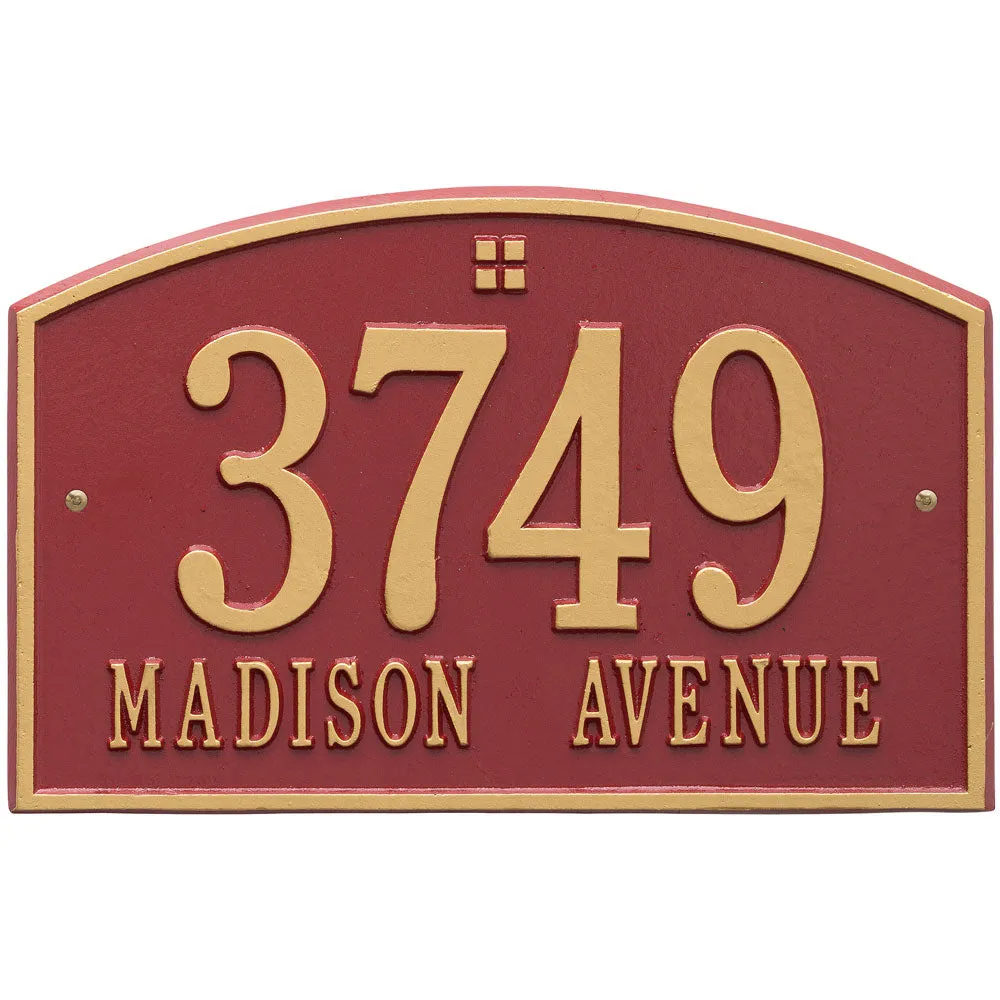 Cape Charles Address Plaque - Two-Line