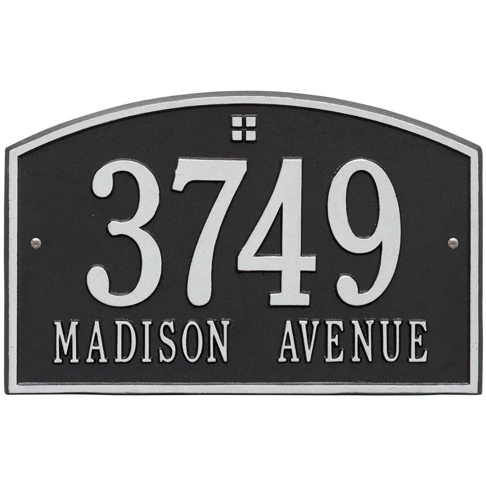 Cape Charles Address Plaque - Two-Line