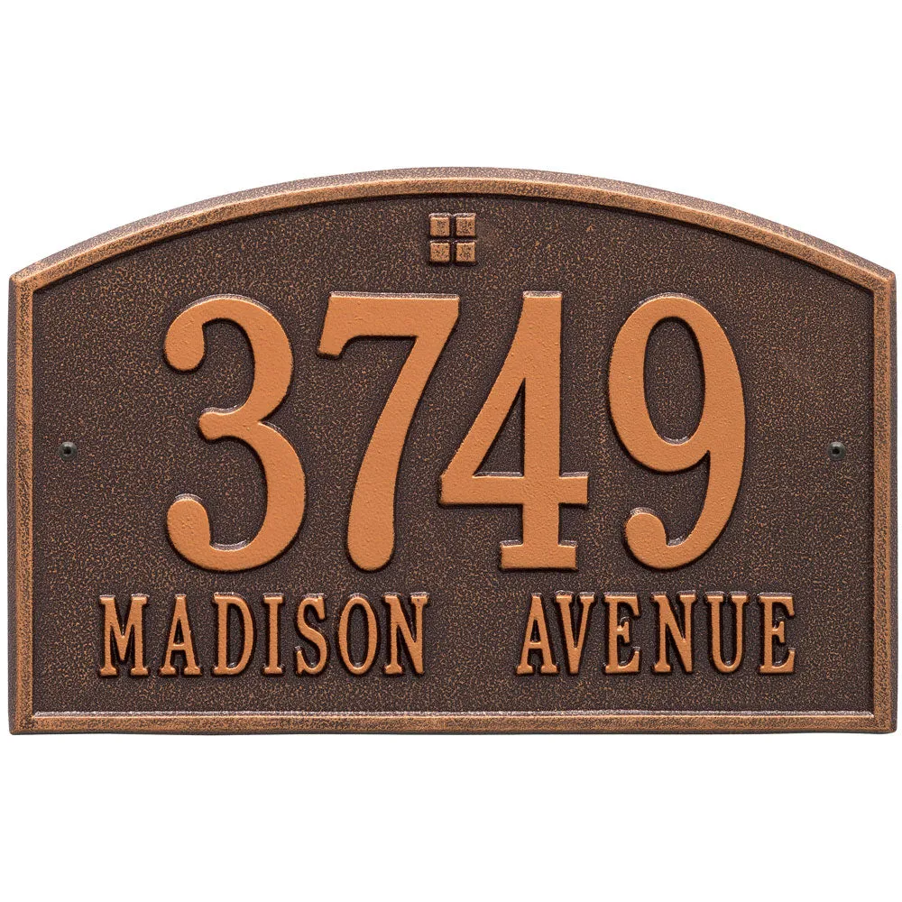 Cape Charles Address Plaque - Two-Line