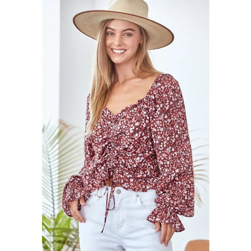 Chic Printed Floral Top