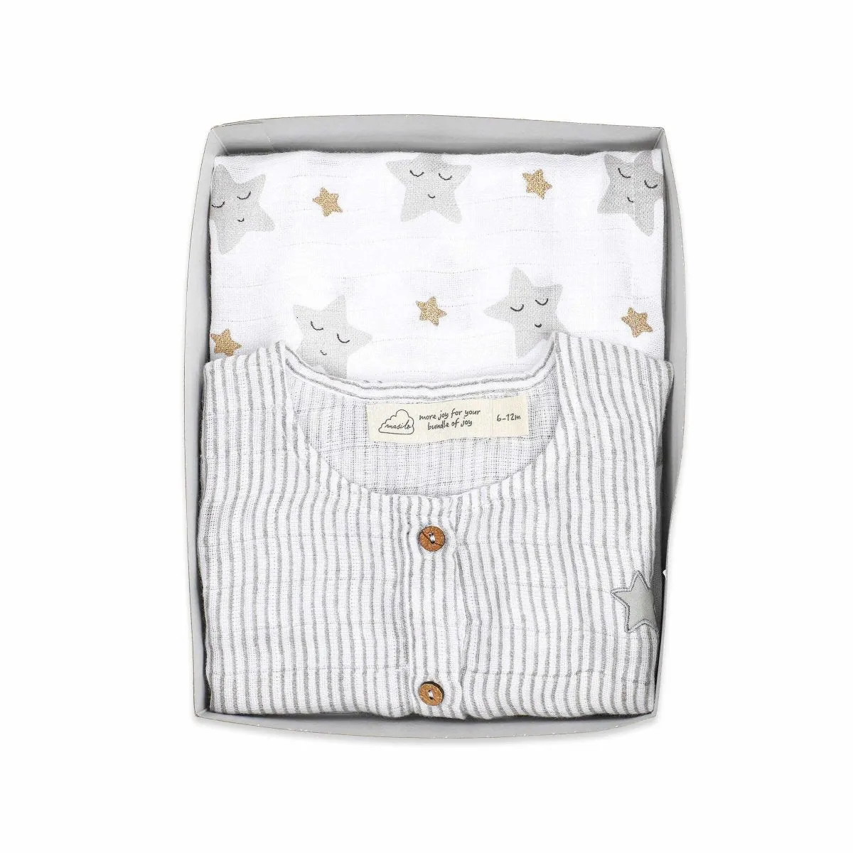 Classic Snuggle Box Sleepy Star Metallic