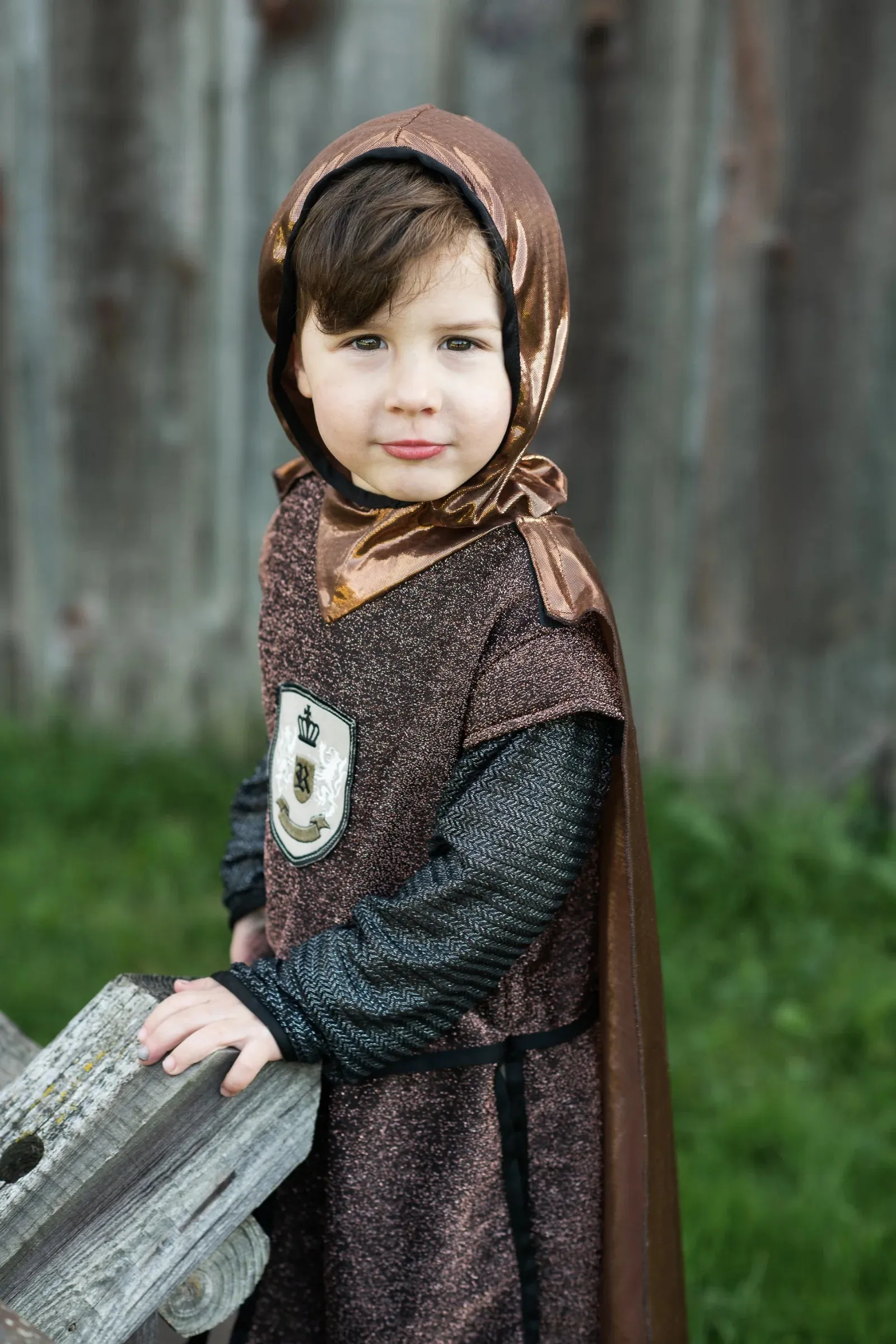 copper | knight tunic   cape