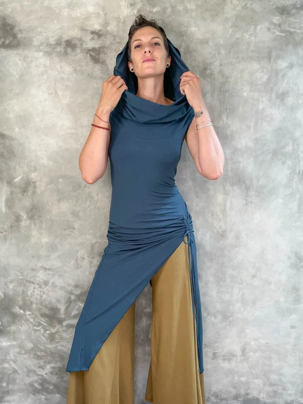 Cowl Ruched Tunic