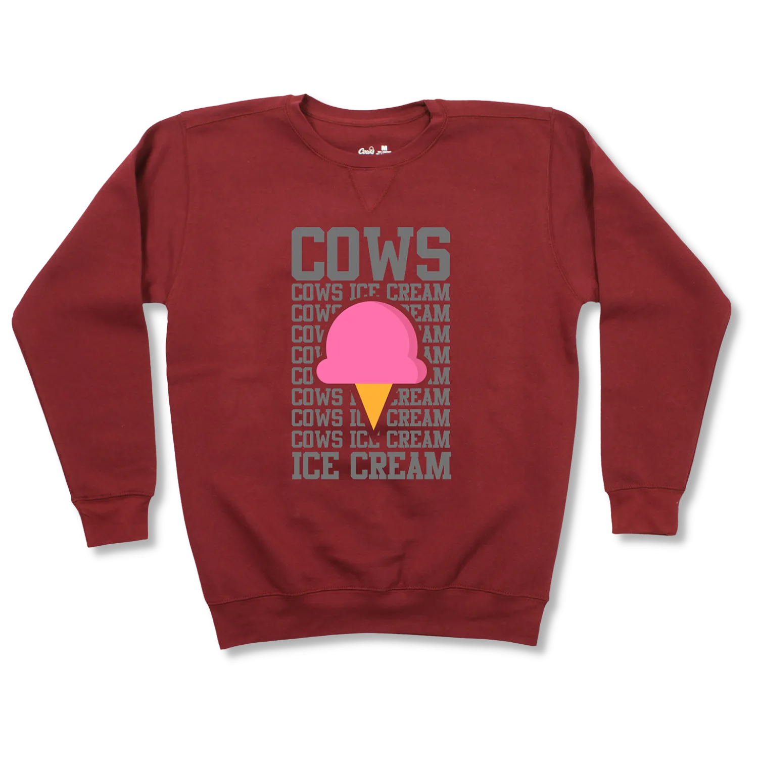 COWS Ice Cream Adult Crewneck