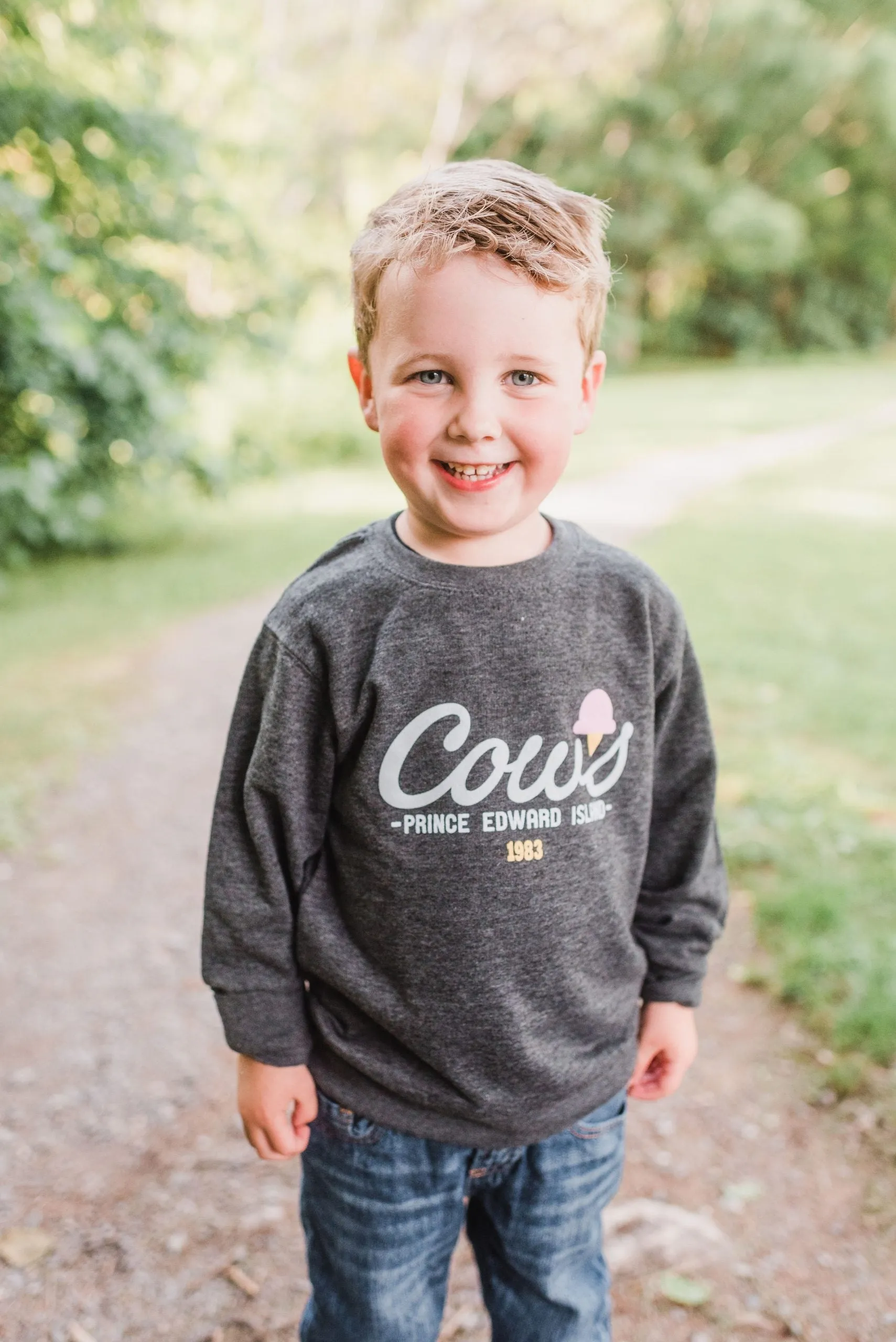 COWS Logo Kids Crewneck