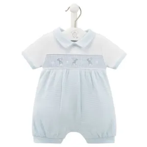 Dandelion Bunny & Star Smocked Romper